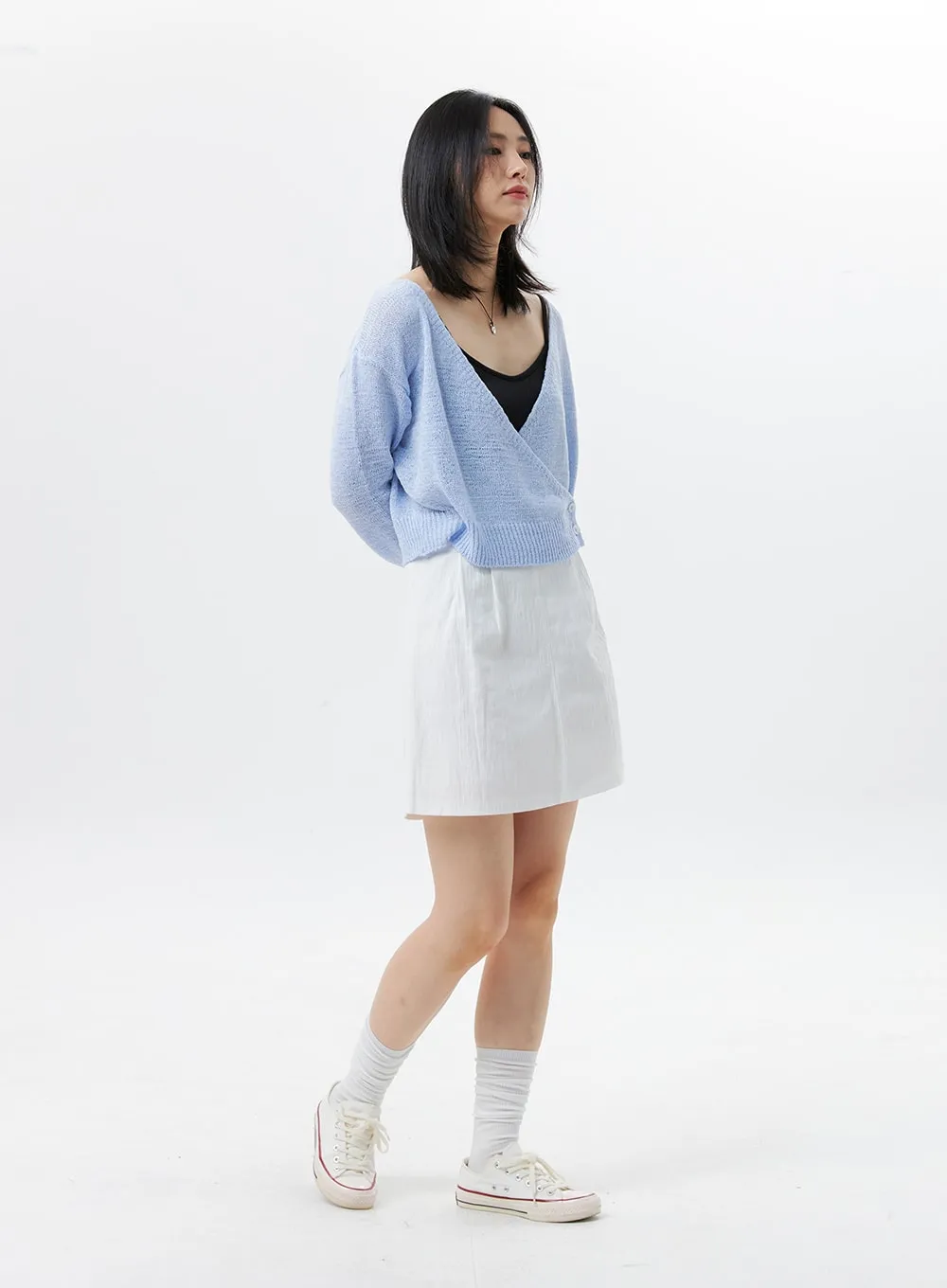 A-Line Basic Mini Skirt OL328