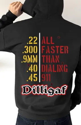 All Faster Than Dialing 911! Pullover Hoodie