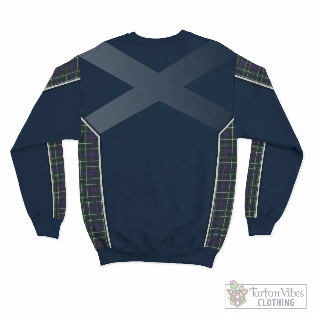 Allardice Tartan Sweater with Family Crest and Lion Rampant Vibes Sport Style