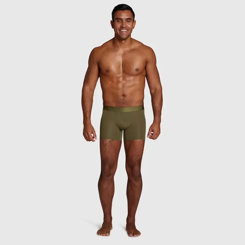 ALPHX Comfort Class Boxer Brief - Modern Fit - Moss Green| ALPHX.com