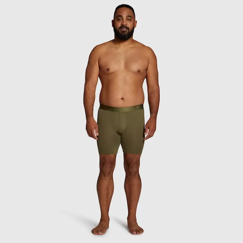 ALPHX Comfort Class Boxer Brief - Modern Fit - Moss Green| ALPHX.com