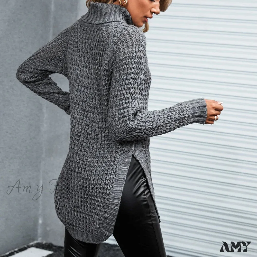 Amy Fashion - Sweater For Woman Casual Loose Long Sleeve Pullovers