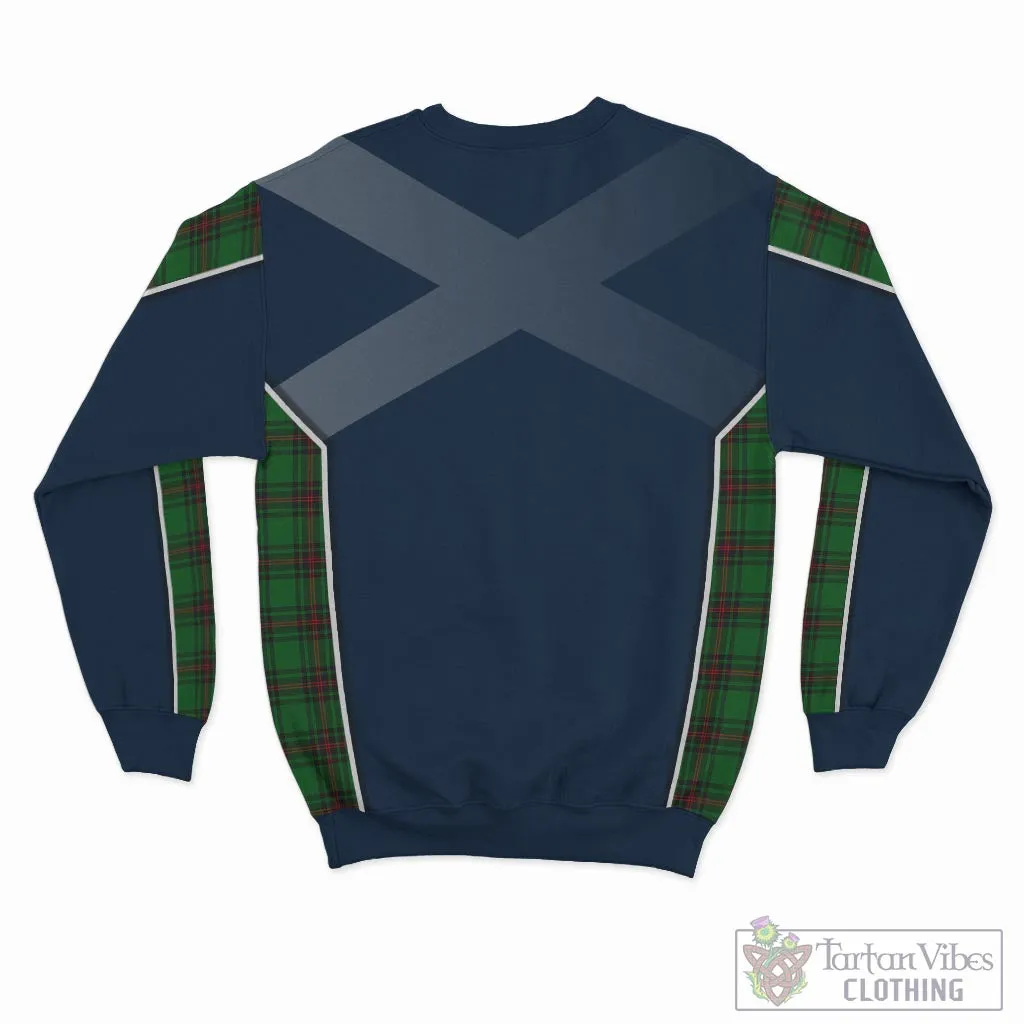 Anstruther Tartan Sweater with Family Crest and Lion Rampant Vibes Sport Style