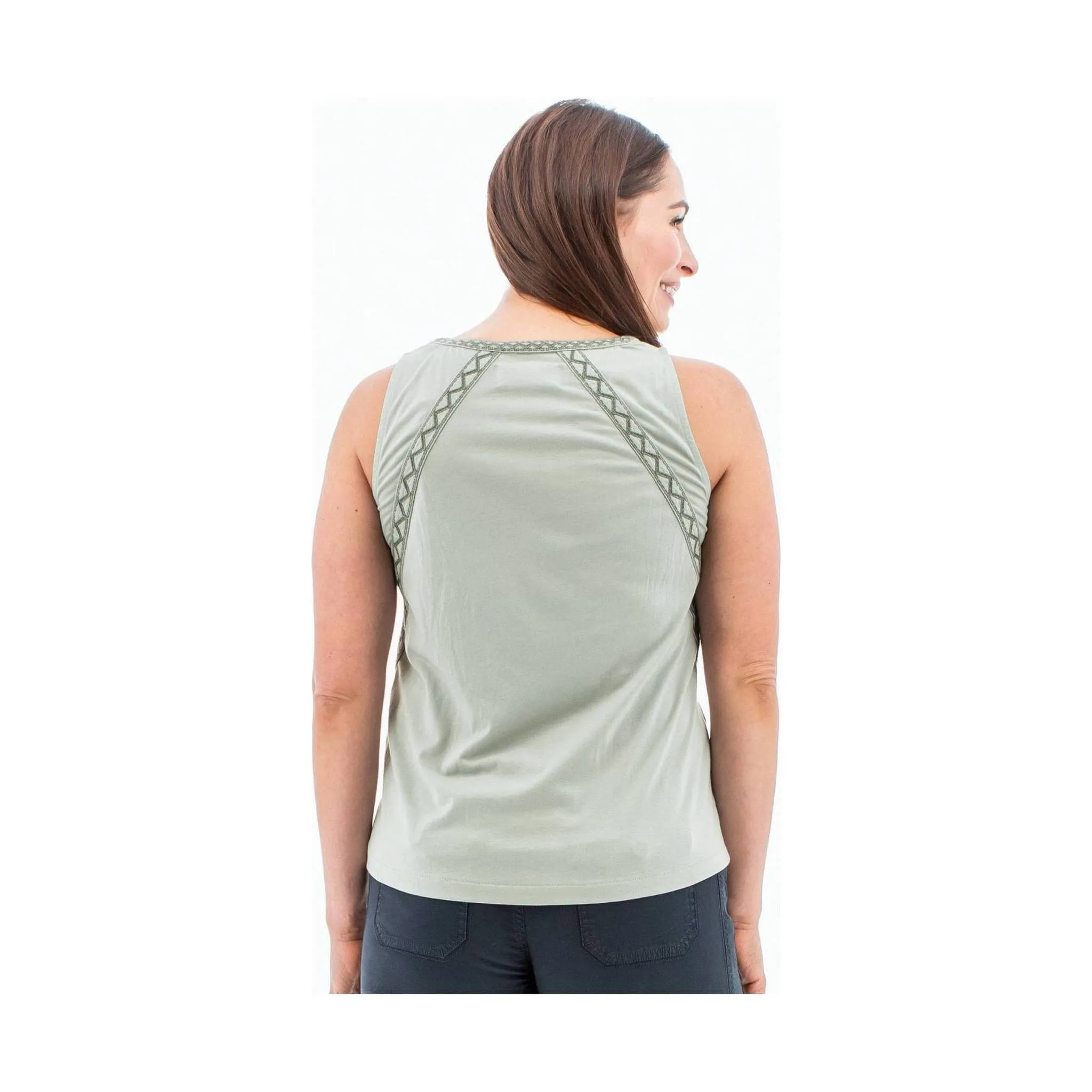 Aventura Women's Adele Tank Top - Grey Mist