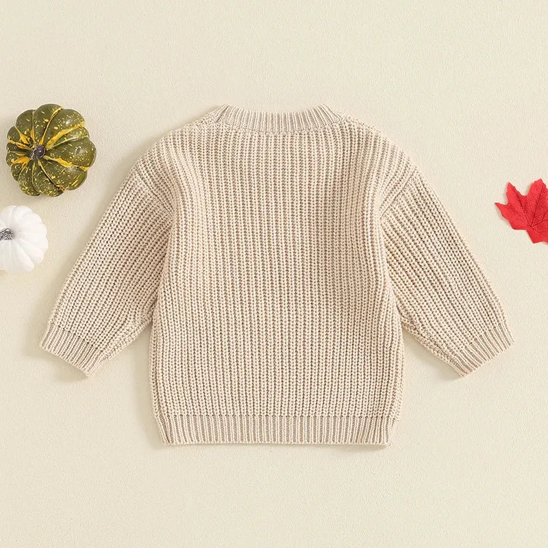 Baby/Toddler Autumn Fall Sweater Pumpkin Car Boys Girls