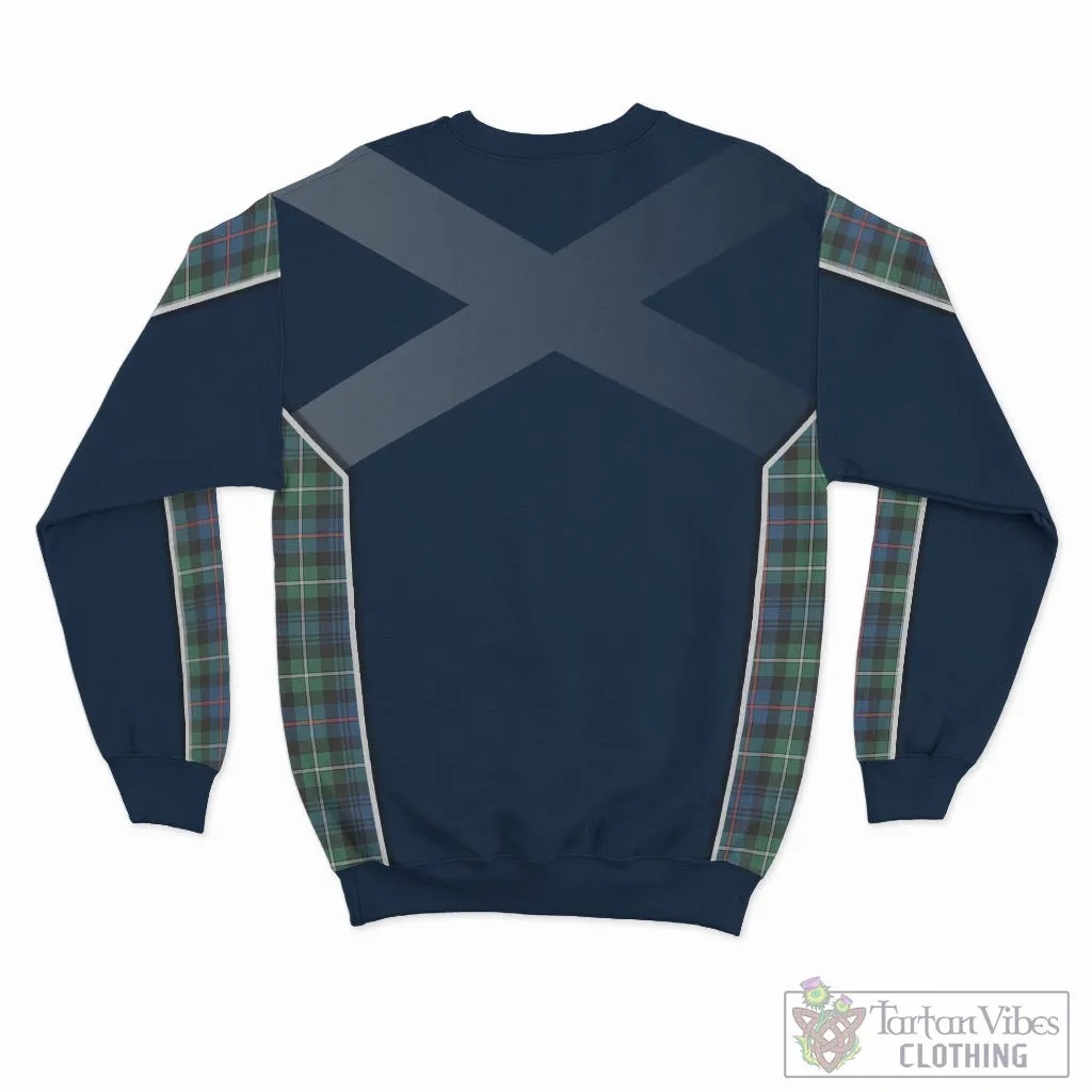 Baillie Ancient Tartan Sweater with Family Crest and Lion Rampant Vibes Sport Style