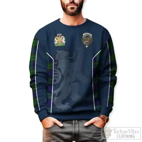 Bannatyne Tartan Sweater with Family Crest and Lion Rampant Vibes Sport Style