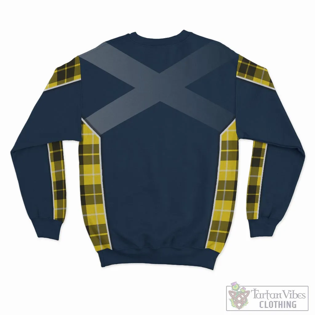 Barclay Dress Modern Tartan Sweater with Family Crest and Lion Rampant Vibes Sport Style