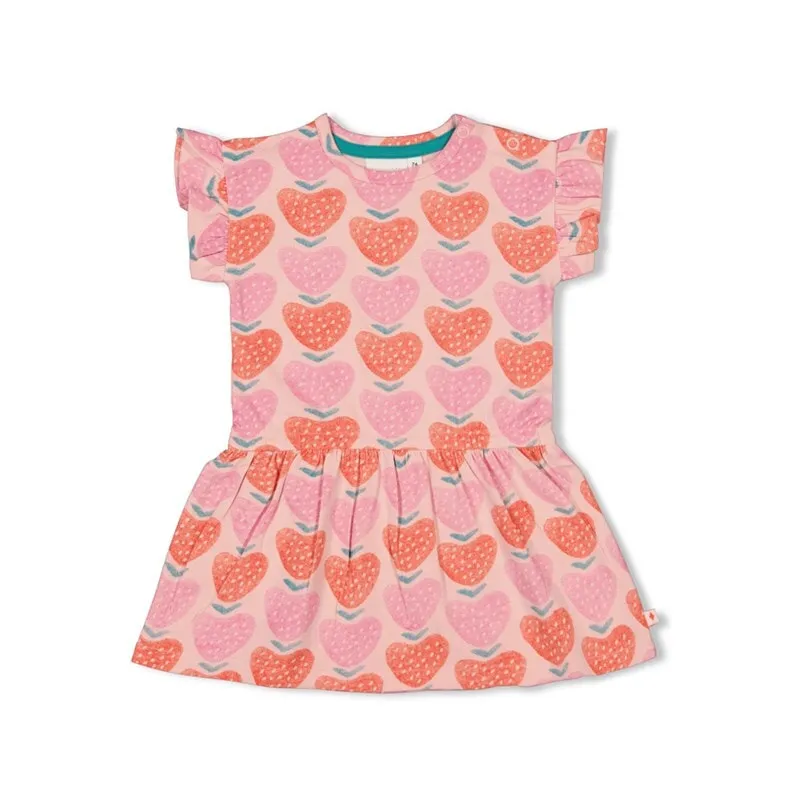 BERRY NICE Allover Print Very Sweet Dress