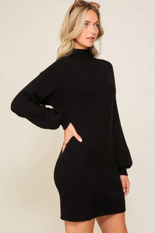 Black Sweater Dress