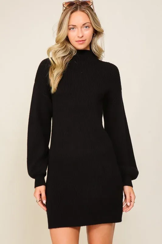 Black Sweater Dress