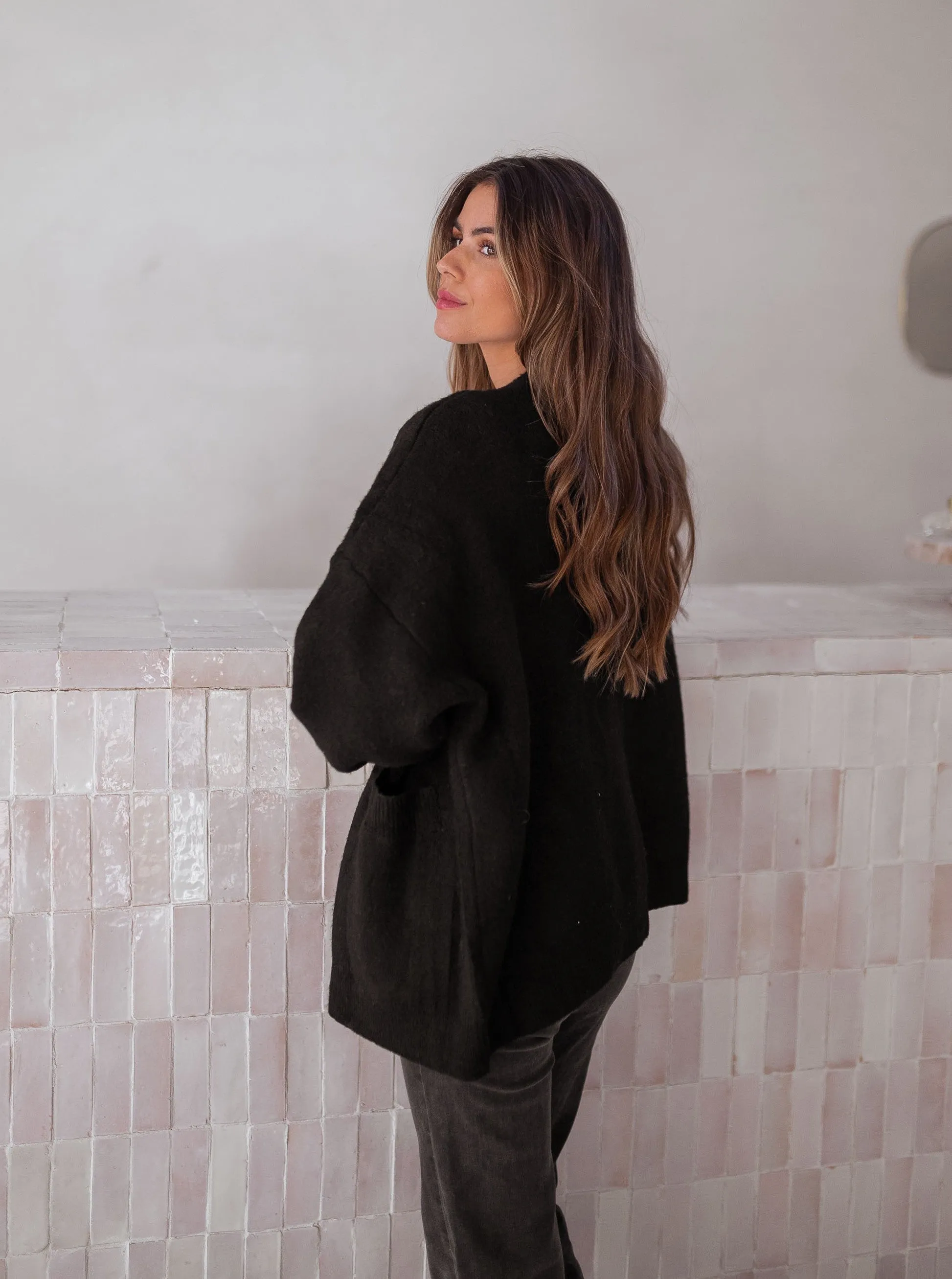 Black Villers Cardigan