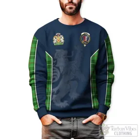 Boyle Tartan Sweater with Family Crest and Lion Rampant Vibes Sport Style