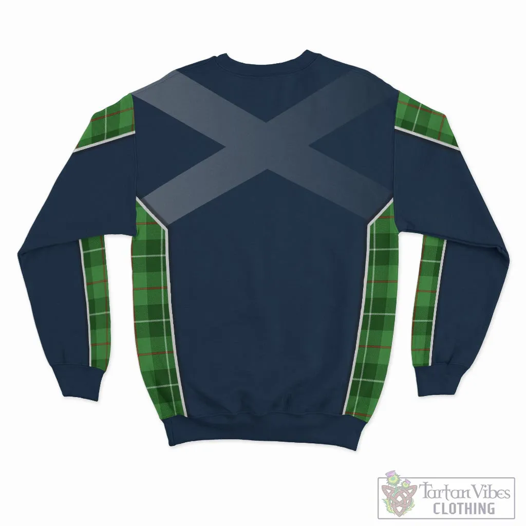 Boyle Tartan Sweater with Family Crest and Lion Rampant Vibes Sport Style