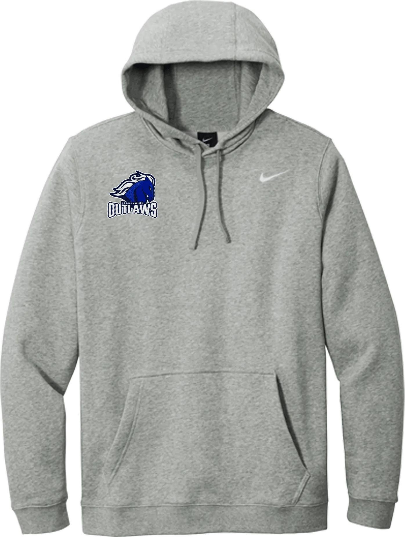 Brandywine Outlaws Nike Club Fleece Pullover Hoodie