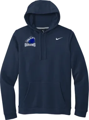 Brandywine Outlaws Nike Club Fleece Pullover Hoodie