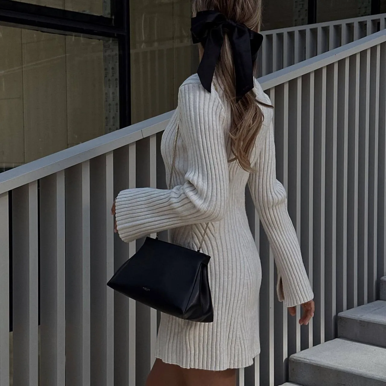 Brooke's Knitted Fall Mini Dress