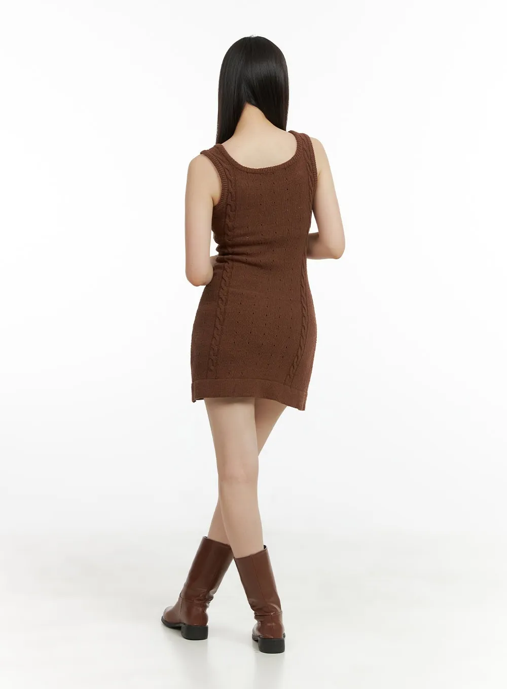 Cable Knit Mini Dress CL422