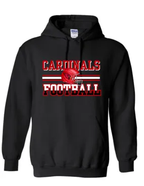 Cardinals Jr. Football Hoodie- Adult