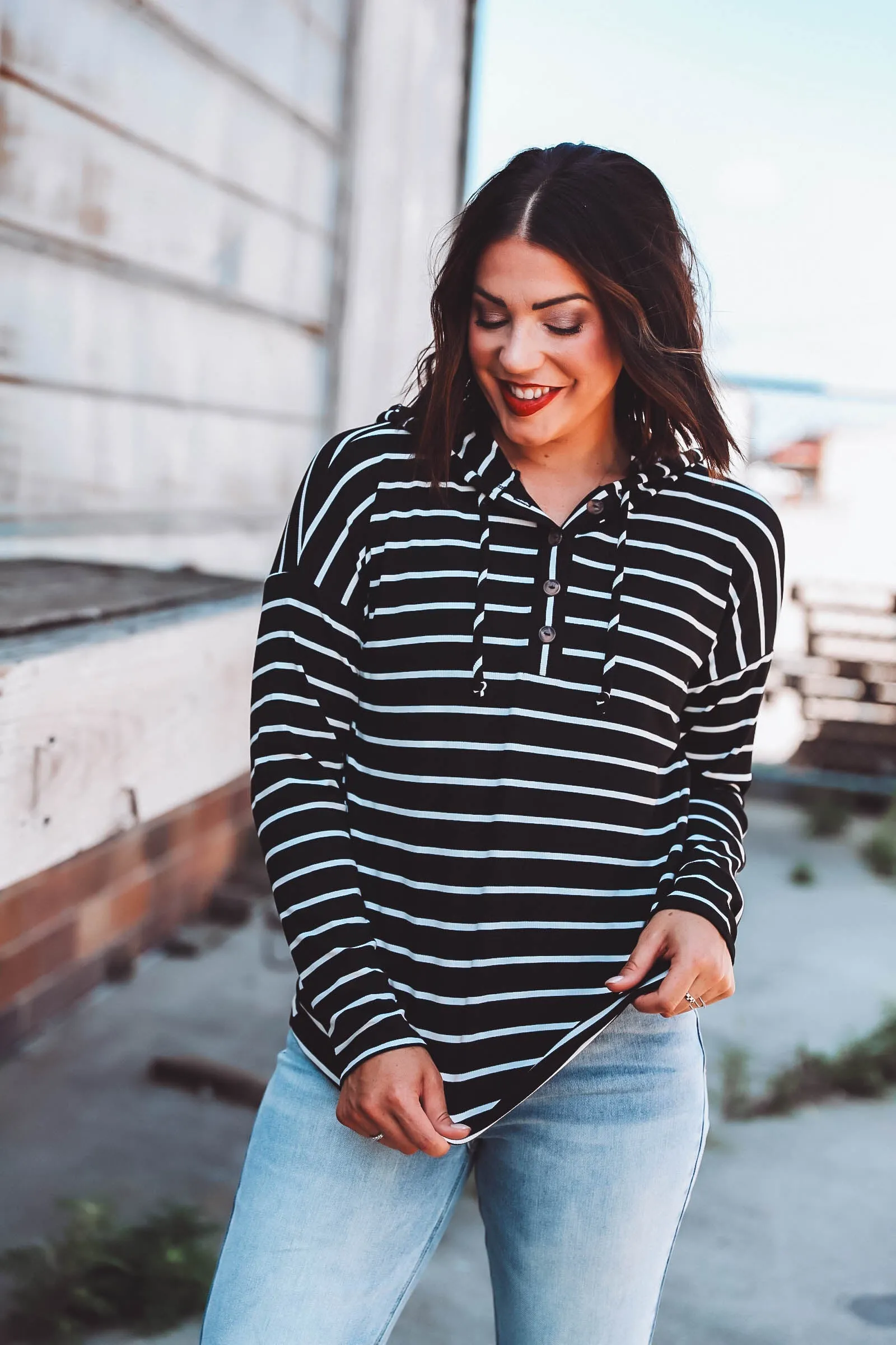 Carly Striped Pullover