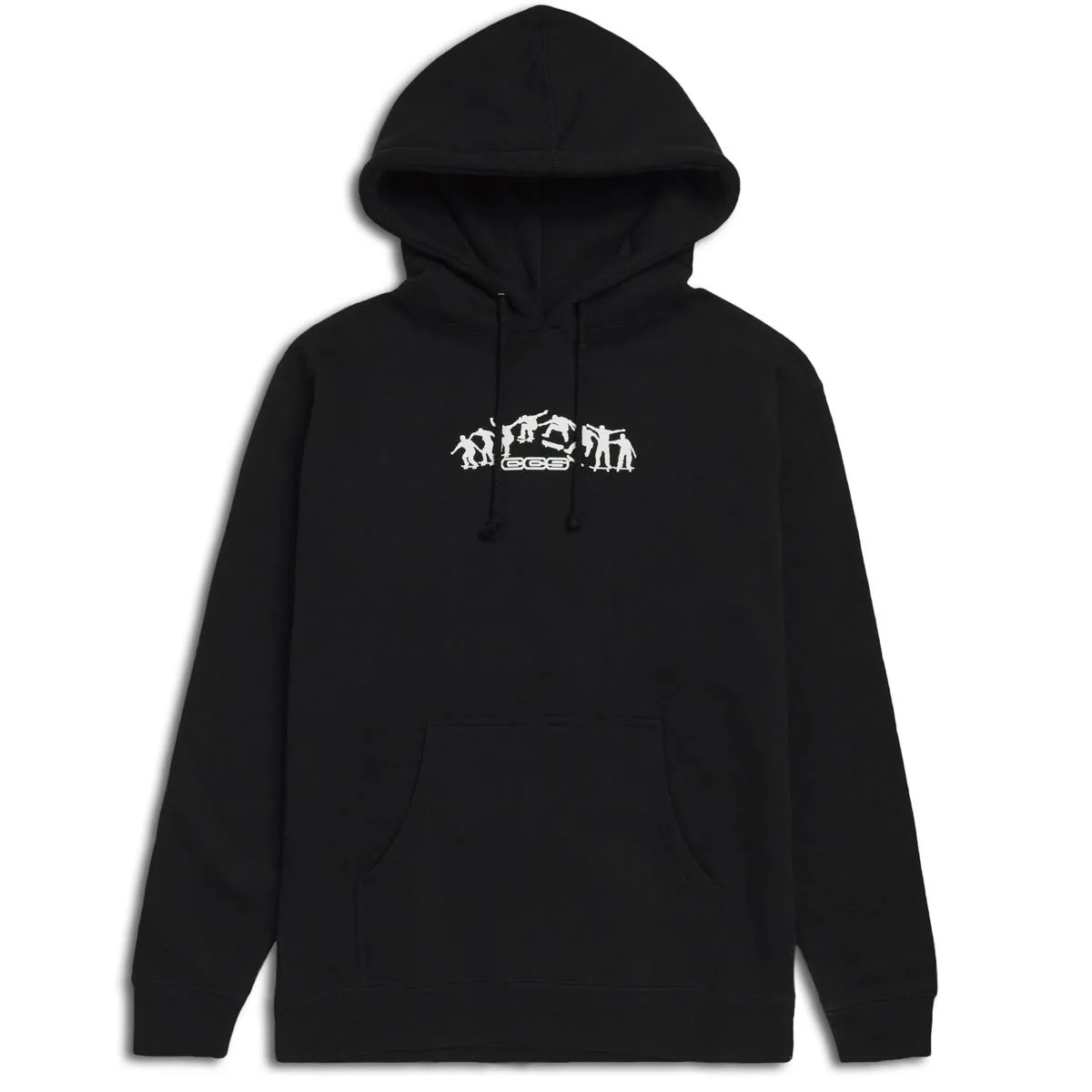 CCS Kickflip Logo Pullover Hoodie - Black/White