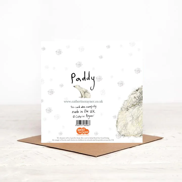 Charity Christmas Card - Paddy Polar Bear