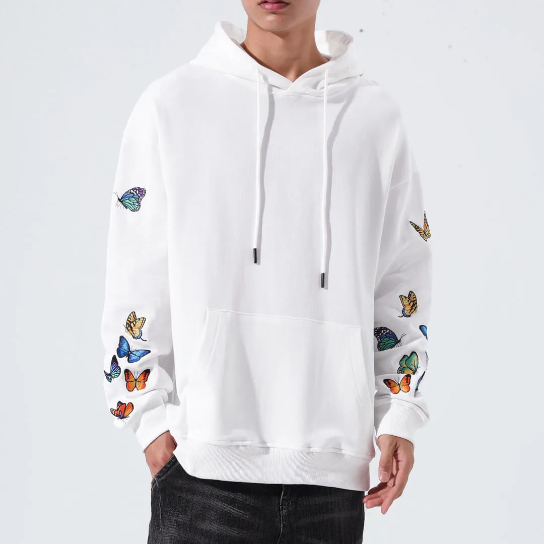 Cho Butterfly Embroidered Hoodie