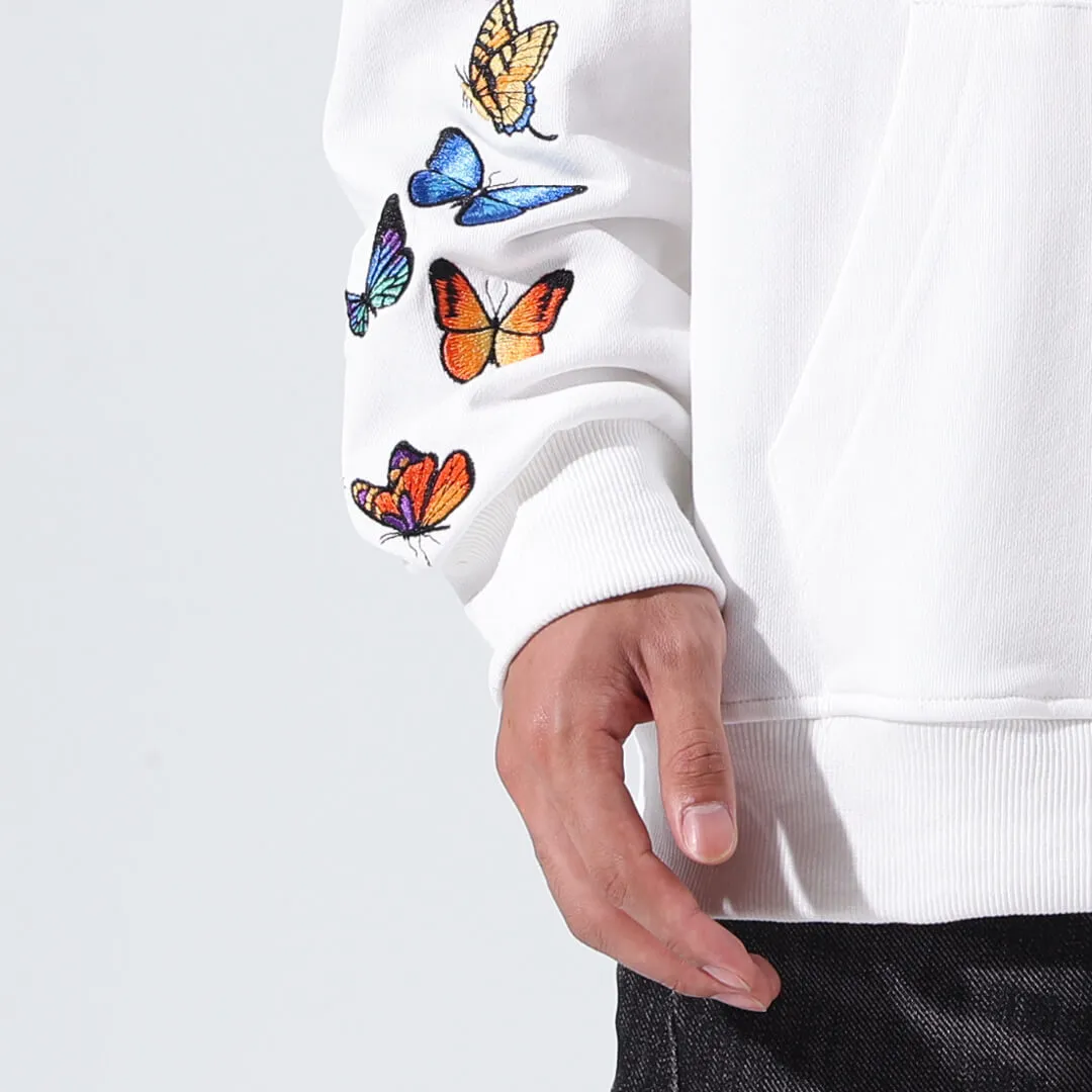 Cho Butterfly Embroidered Hoodie