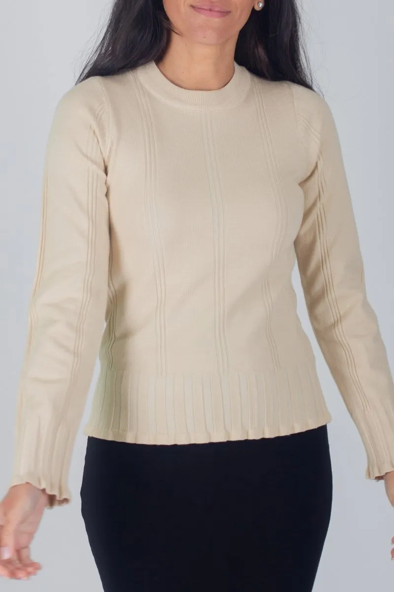 CLAIRE TOP (BEIGE)