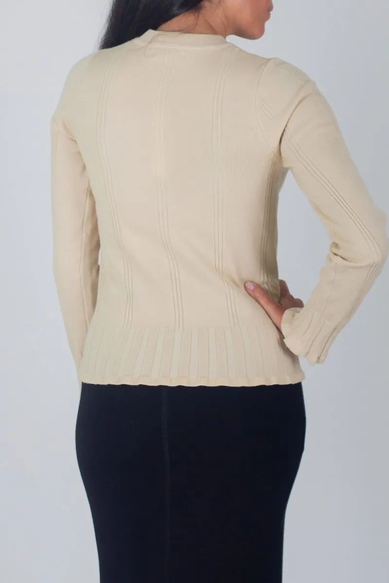 CLAIRE TOP (BEIGE)