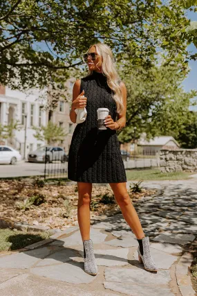 Coffee And Carefree Sweater Dress