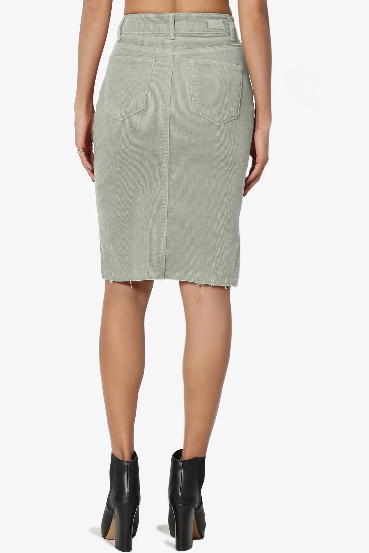 Confetti Corduroy Pencil Skirt