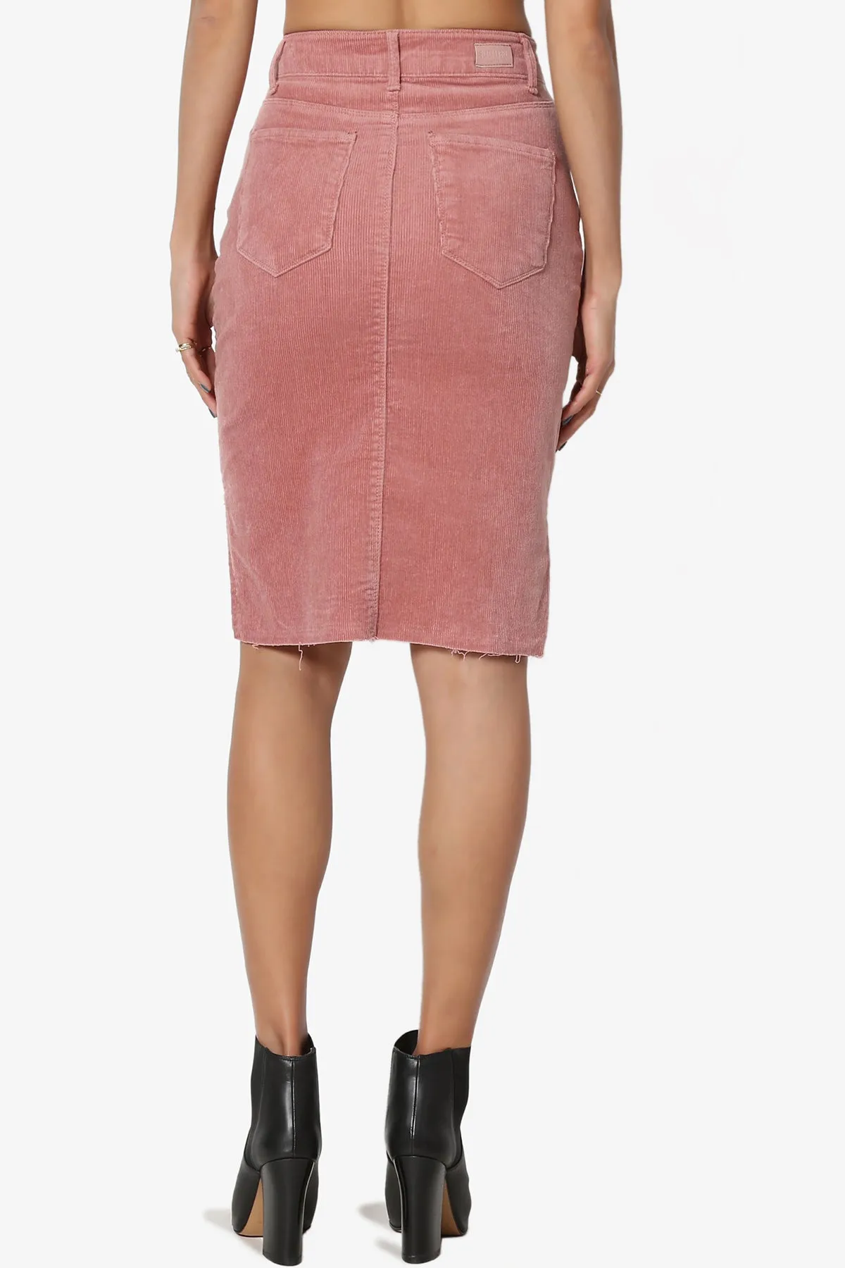 Confetti Corduroy Pencil Skirt