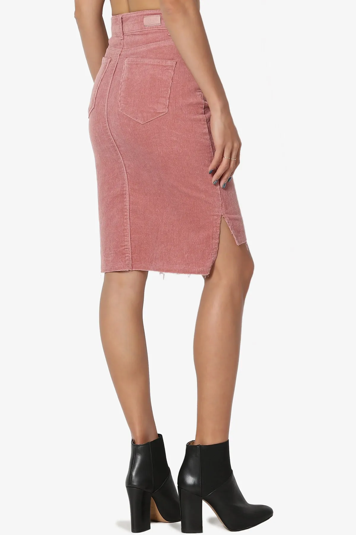 Confetti Corduroy Pencil Skirt