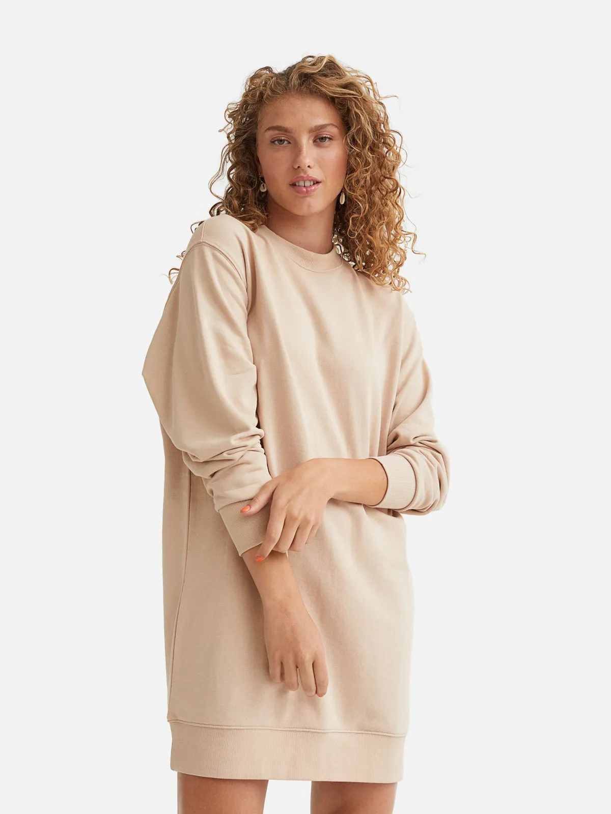 Cotton Sweatshirt Dress