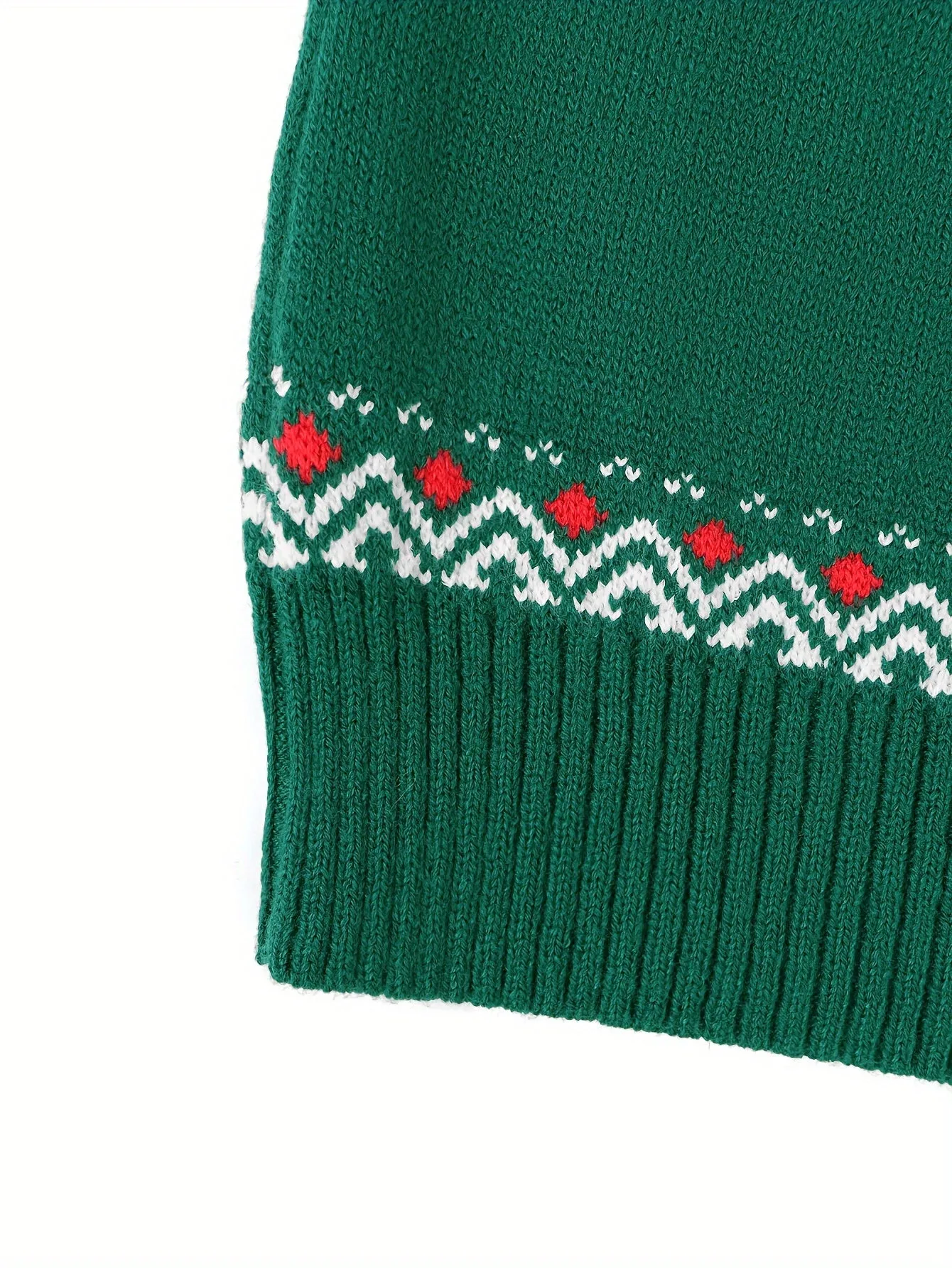 Cozy Women's Christmas Holiday Sweater - Warm Acrylic Knit Pullover with Festive Pattern, Casual Round Neck, and Soft Winter Top