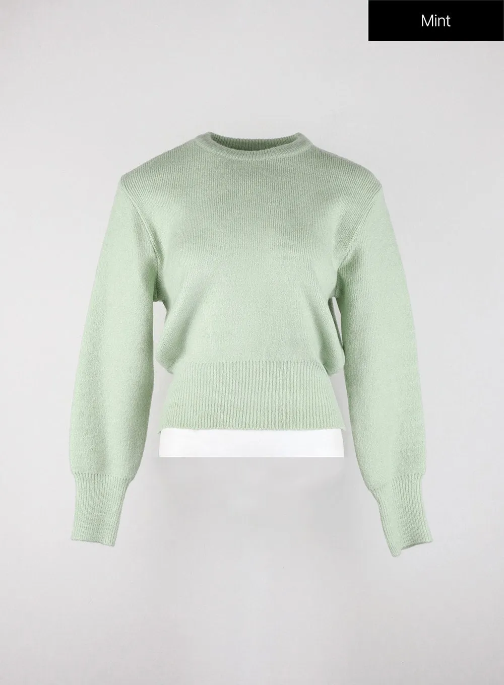 Crew Neck Knit Sweater OD327