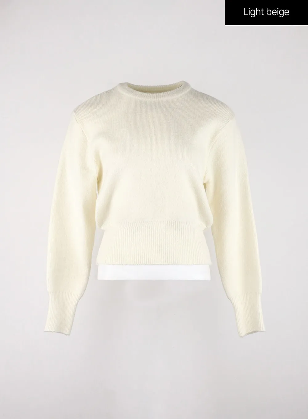 Crew Neck Knit Sweater OD327