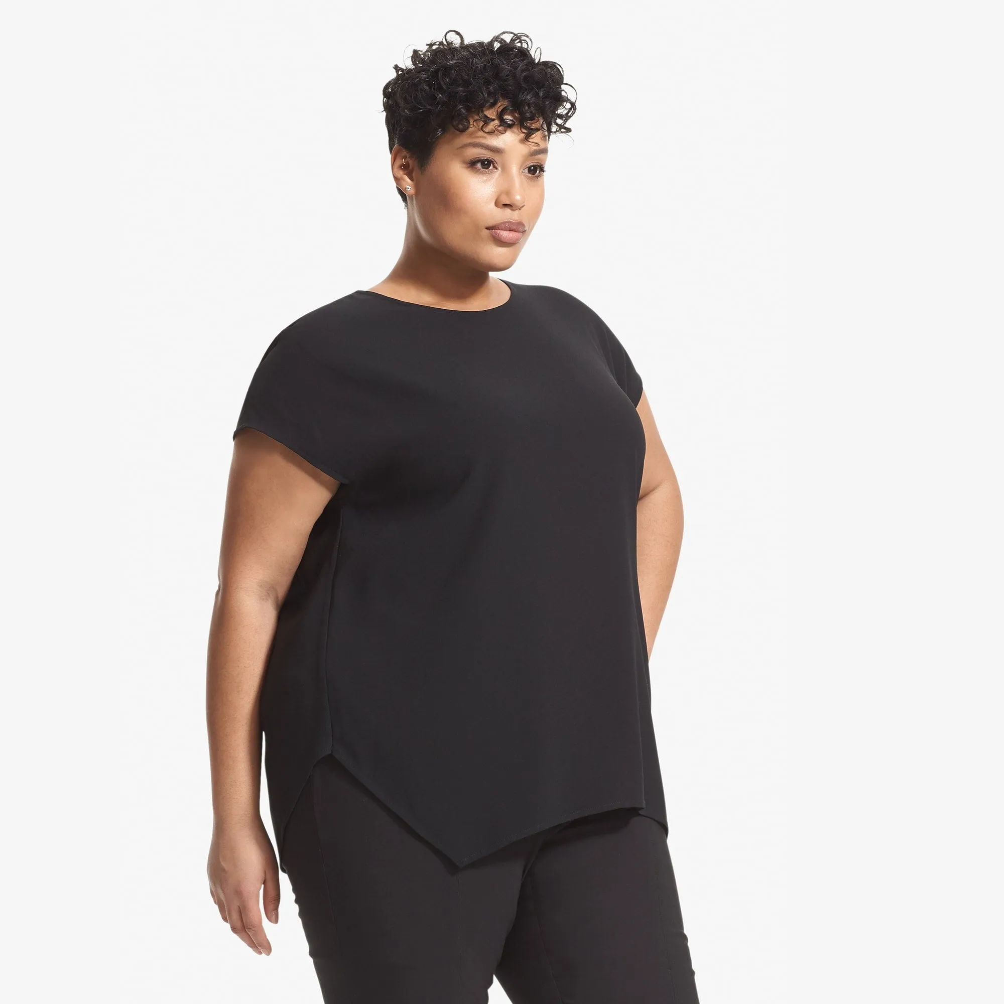 Didion Top - Crepe :: Black