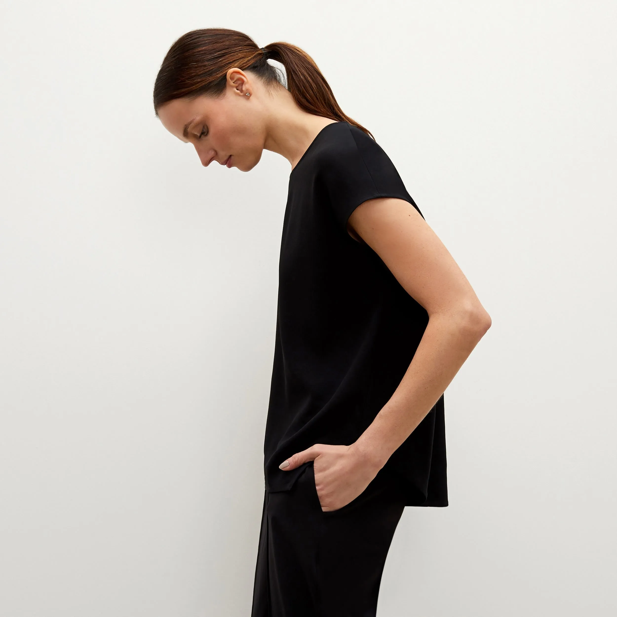 Didion Top - Crepe :: Black