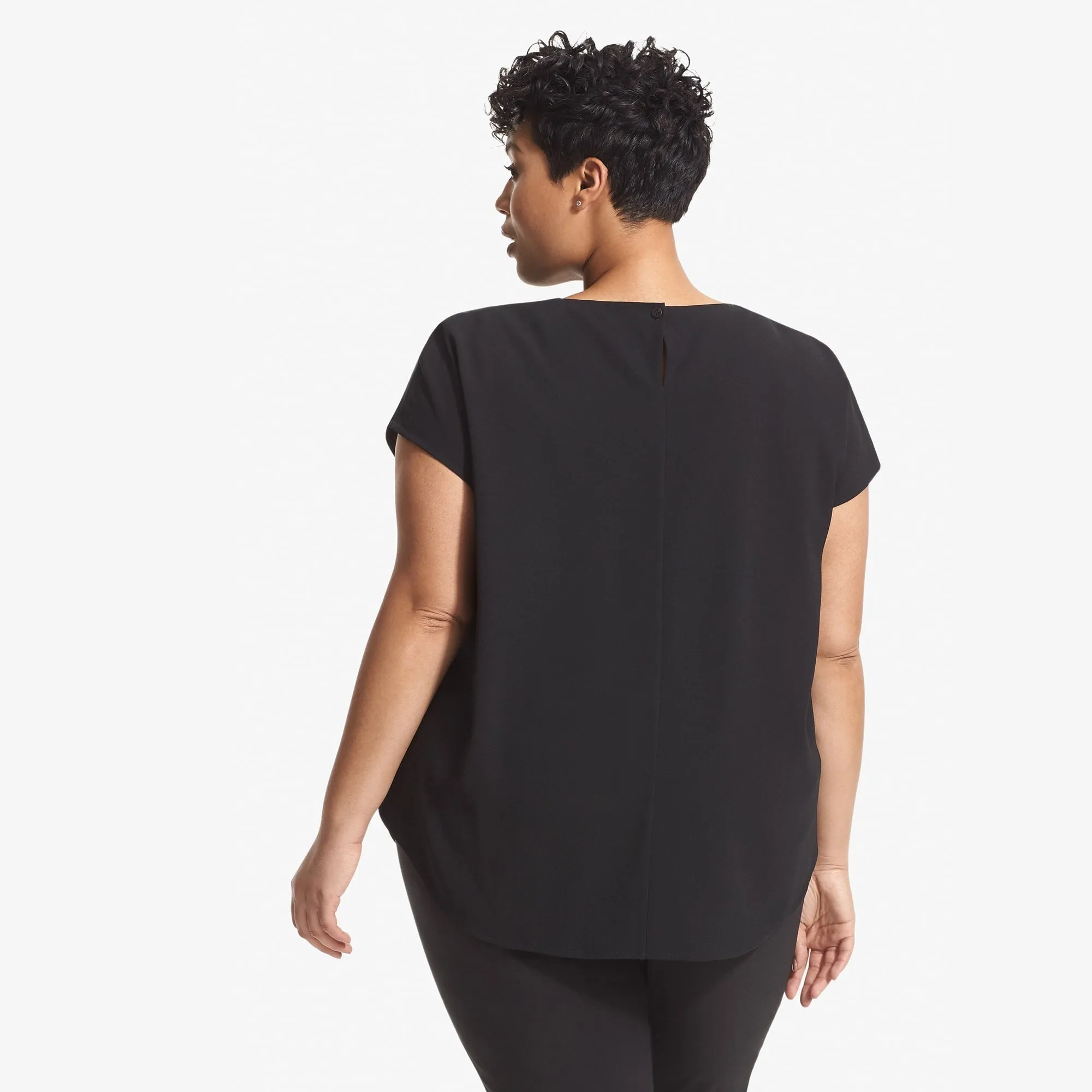 Didion Top - Crepe :: Black