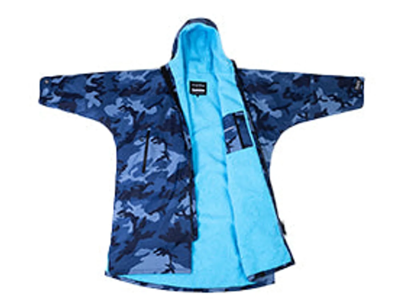 Dryrobe Advance V3 Adult Long Sleeve Blue Camo/Blue - Sizes Small/Medium/Large/Extra Large - In Stock - NEW