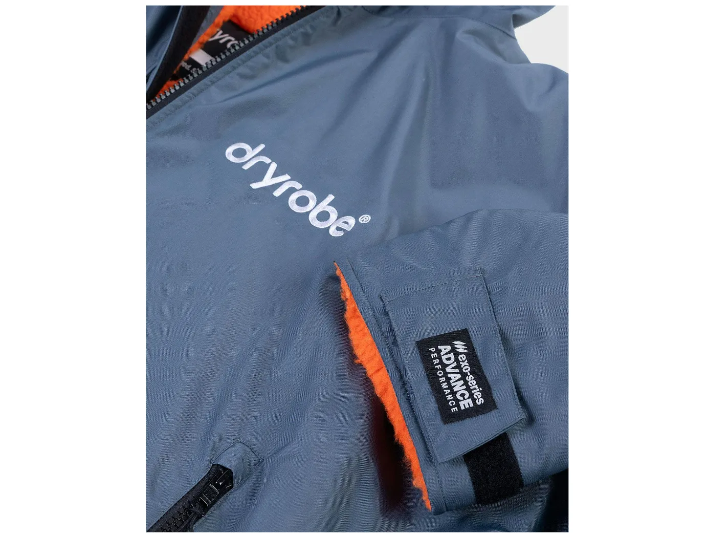 Dryrobe Advance V3 Long Sleeve Dark Grey/Orange - Sixes Small/Medium/Large/XL - All in Stock - NEW