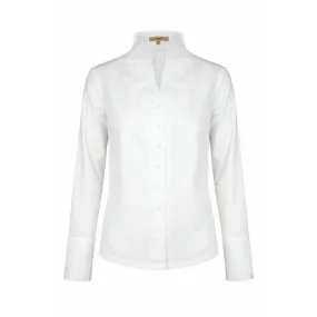 Dubarry Snowdrop Ladies Portrait Collar Shirt - White