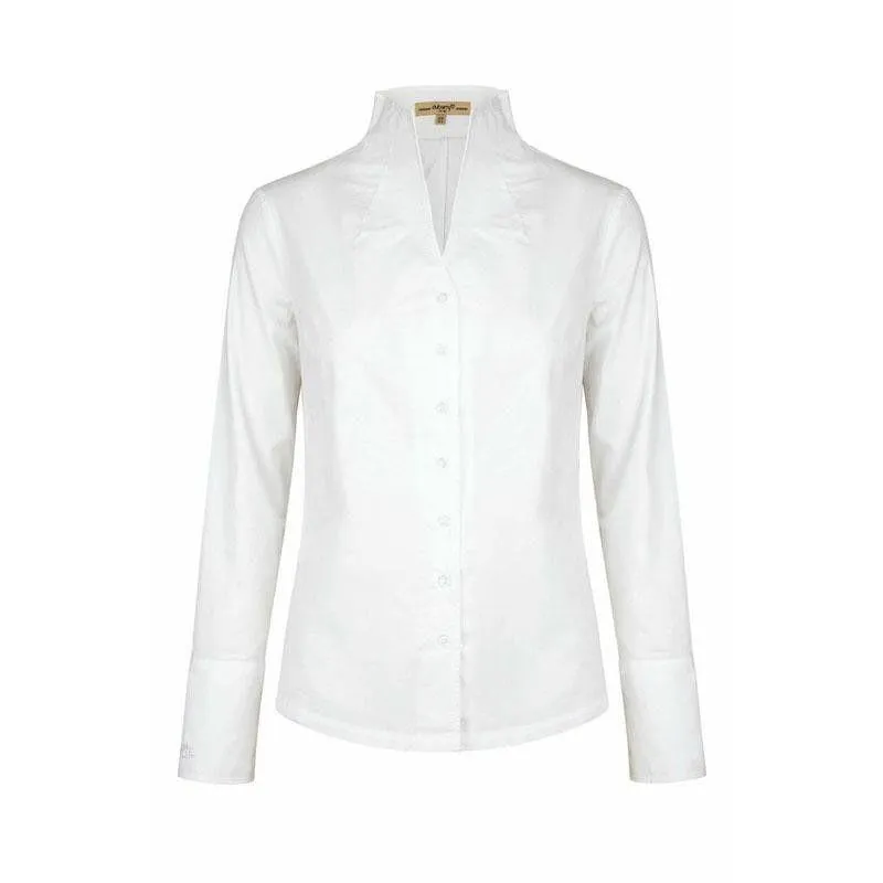 Dubarry Snowdrop Ladies Portrait Collar Shirt - White