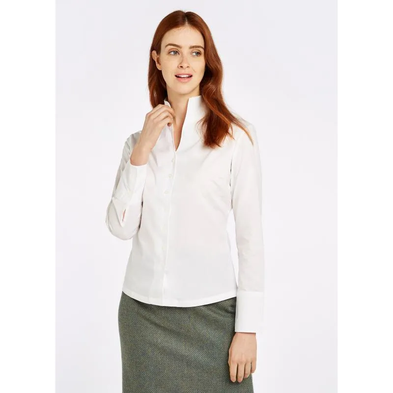 Dubarry Snowdrop Ladies Portrait Collar Shirt - White