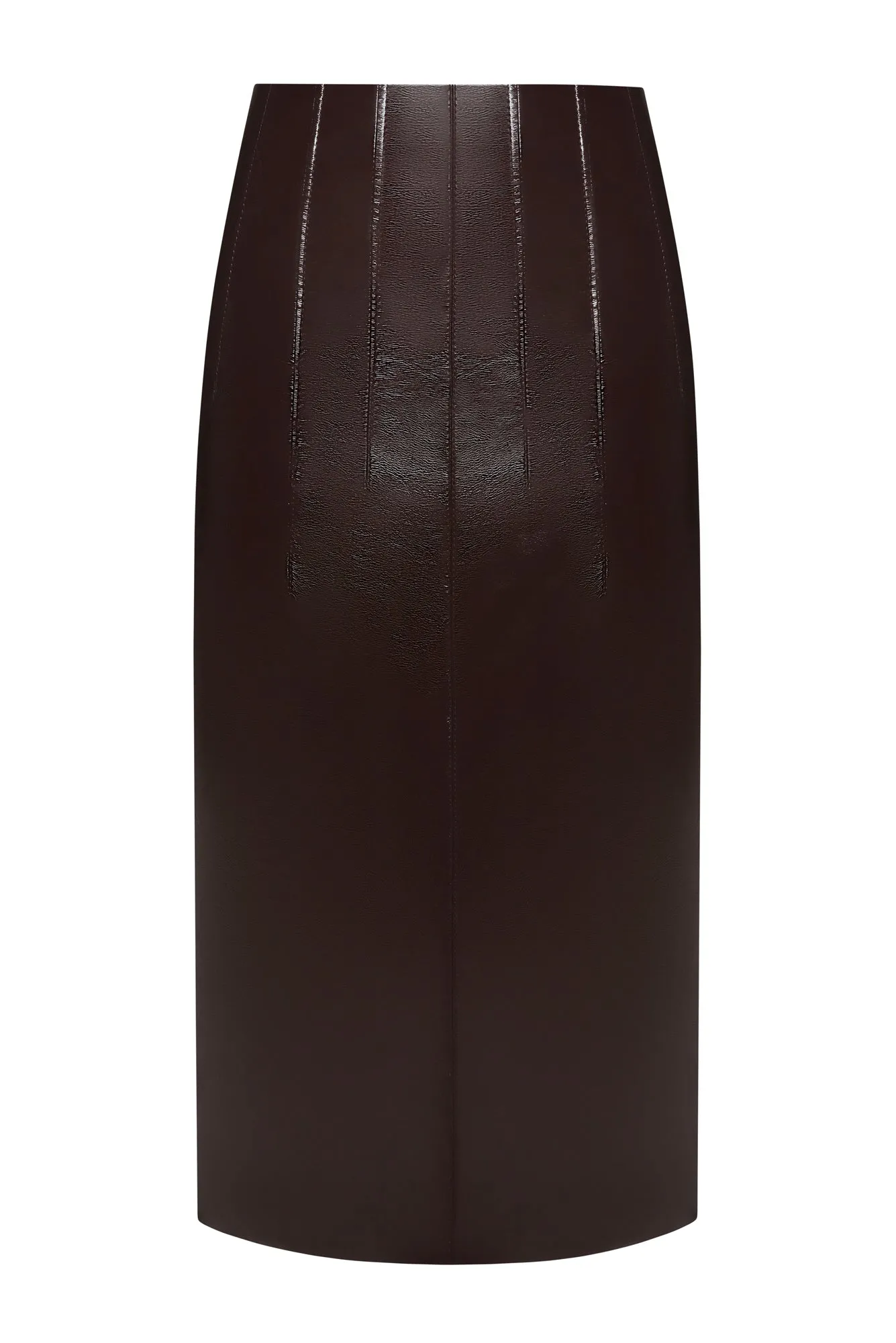 Eco Crinkle Vinyl Pencil Skirt