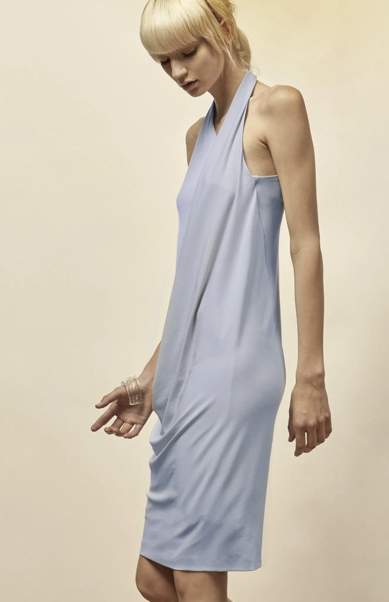 Ergina | Relaxed Elegance:  Draped Jersey Dress