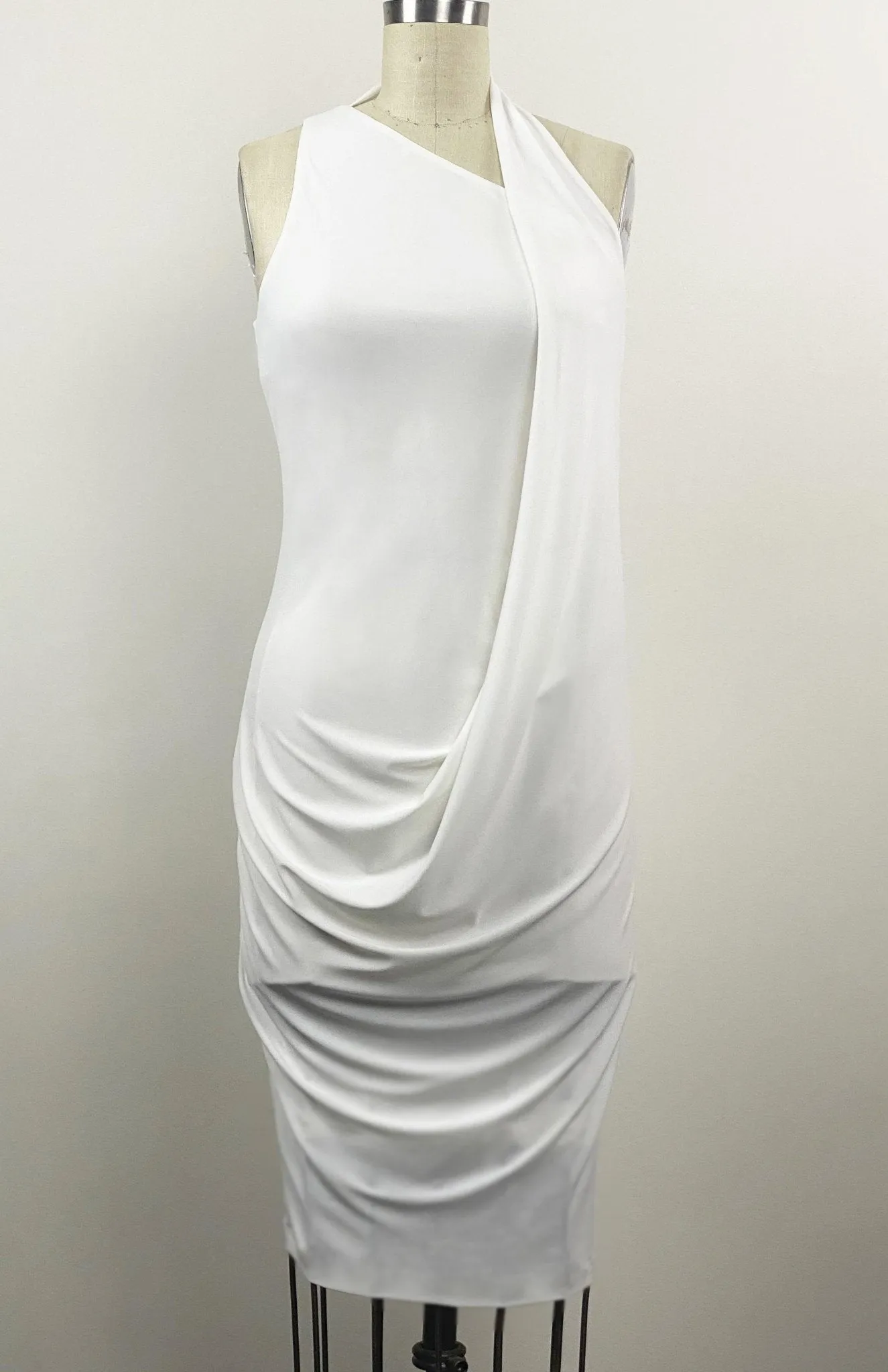 Ergina | Relaxed Elegance:  Draped Jersey Dress