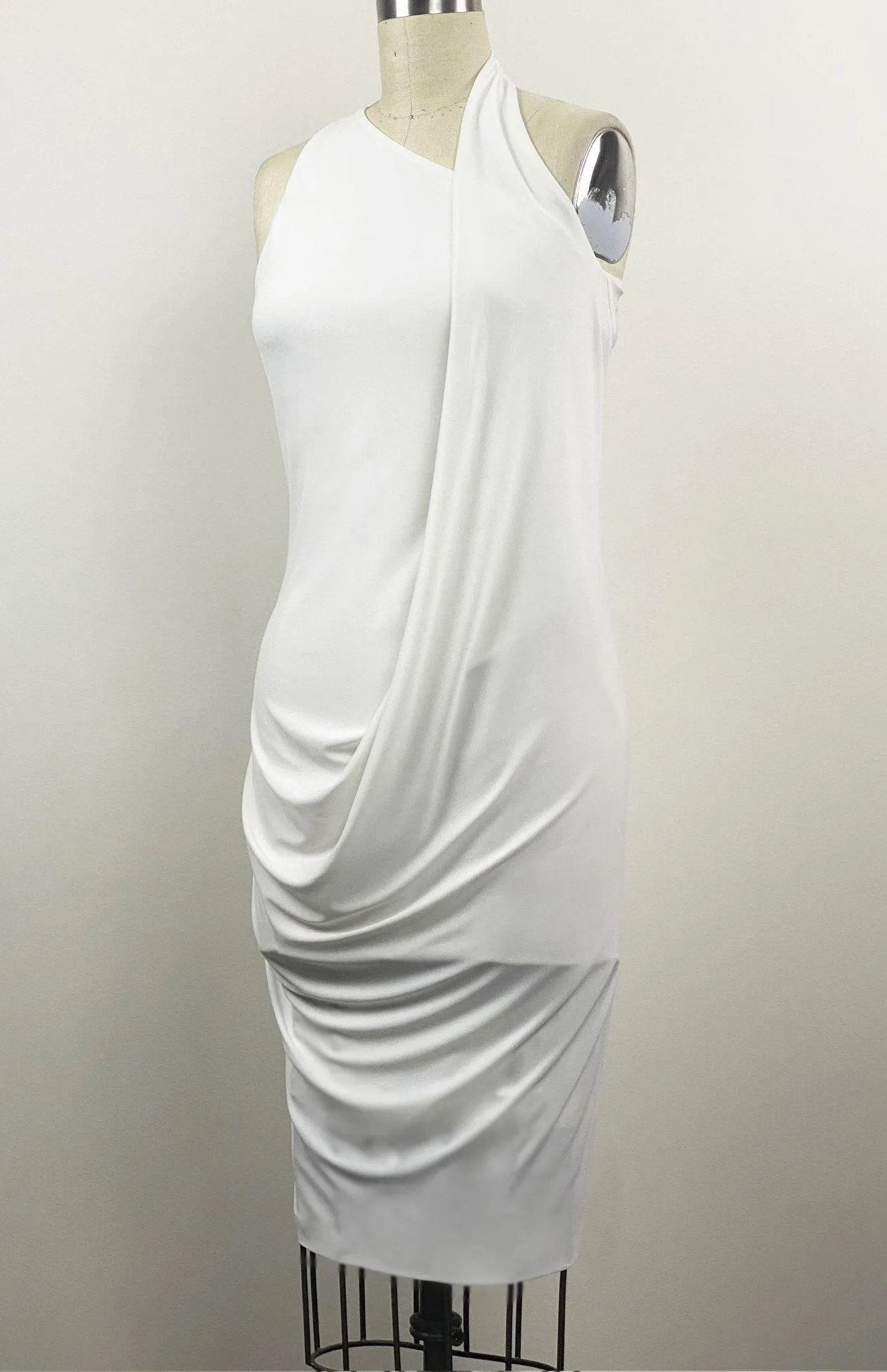 Ergina | Relaxed Elegance:  Draped Jersey Dress